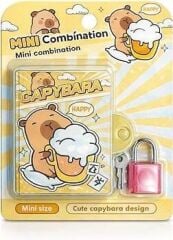 Toptan Capybara Kilitli Mini Günlük Seti