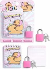 Toptan Capybara Kilitli Mini Günlük Seti