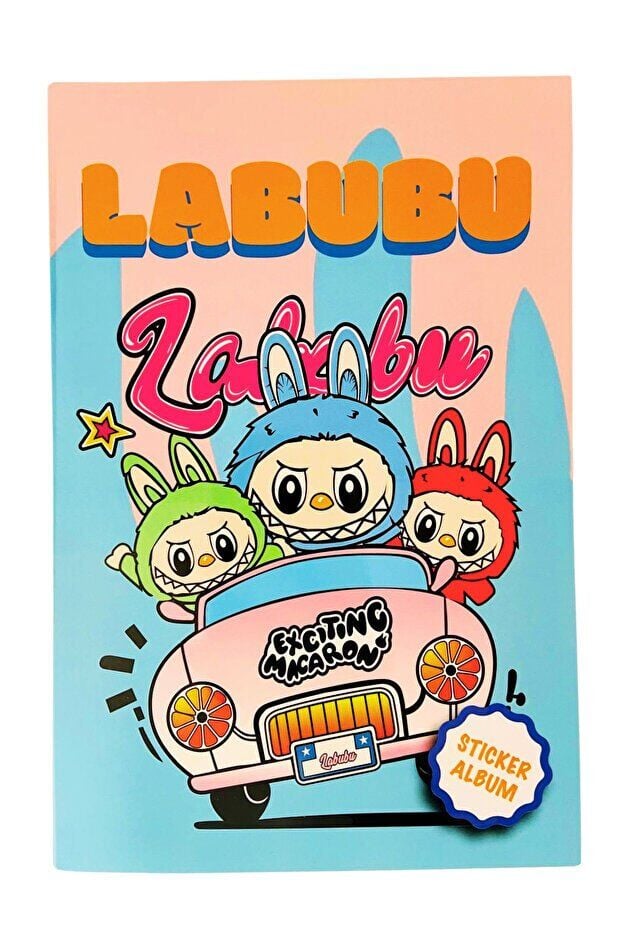 Toptan Labubu Sticker Albümü – Çıkartma ve Koleksiyon Saklama Defteri