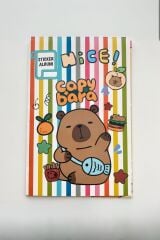Toptan Capybara Sticker Albümü – Çıkartma ve Koleksiyon Saklama Defteri