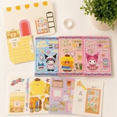 Toptan Sanrio Sahne Kurma Sticker Kitabı