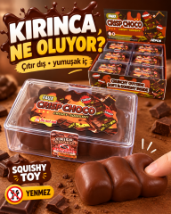 Crisp Choco Crunch Çıtır Sukuşi Toptan Squishy 12 Adet 1 Kutu