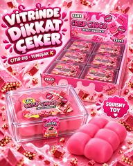 Crisp Choco Crunch Çıtır Sukuşi Toptan Squishy 12 Adet 1 Kutu(Kopya)